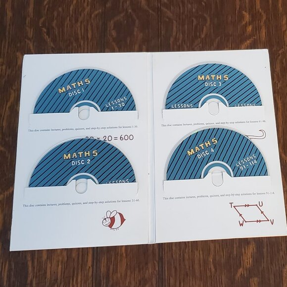 Teaching Textbooks Math 5 Set of CDs - Picture 2 of 3